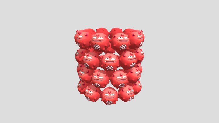 Cute Array 3D Model