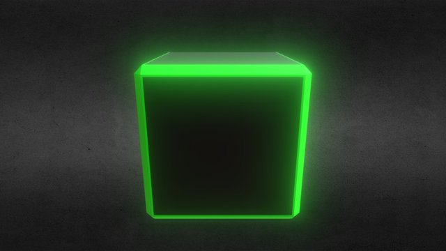 Hallow Cube 3D Model
