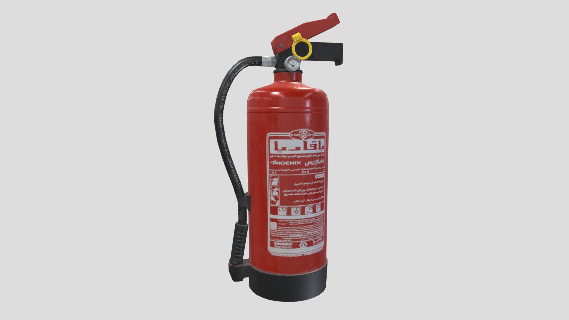 3D Fire Extinguisher - 3D model by 3DVampiral [b703066] - Sketchfab