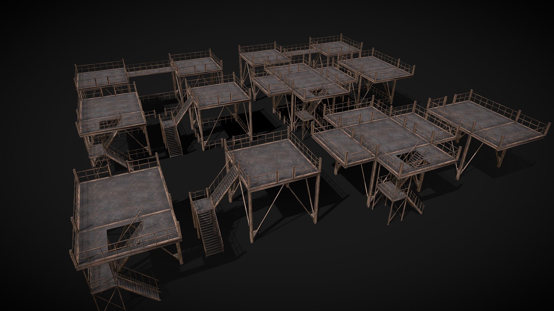 Metal Constructor Pack - 3D model by ANRUVAL_3D_MODELS [b703f92 ...