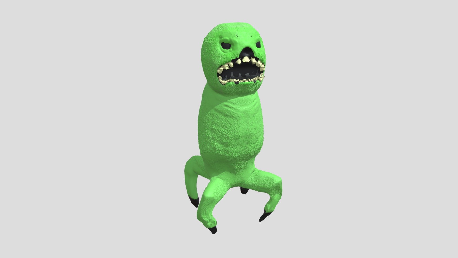 realistic creeper - minecraft Low-poly 3D Model