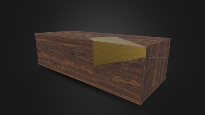 Anamorphic Console By Asher Israelow 3D Model