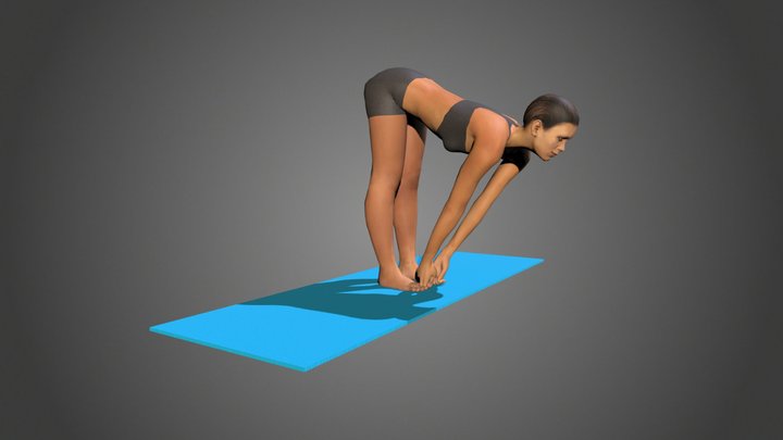 Yoga Pose Utthita trikonasana full yoga - Buy Royalty Free 3D model by Lily-Yoga  Poses (@Lily-Yoga3D) [0180425]