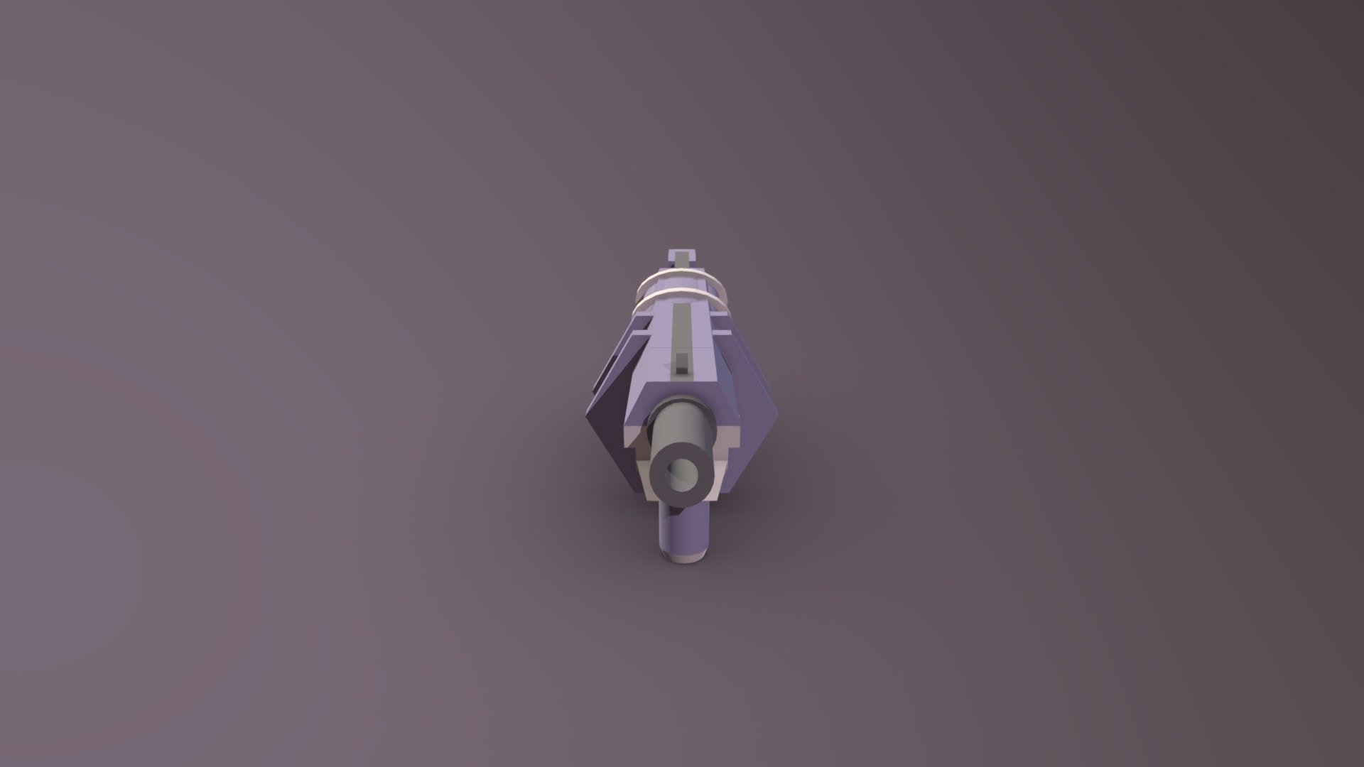 Low Poly Style Grenade Launcher