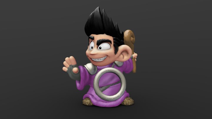 Fidget (Shakes & Fidget Fanart) 3D Model