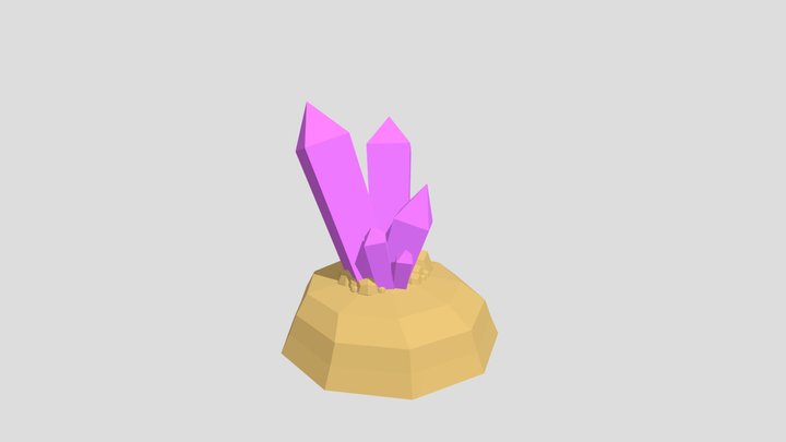 Crystal Formation 3D Model