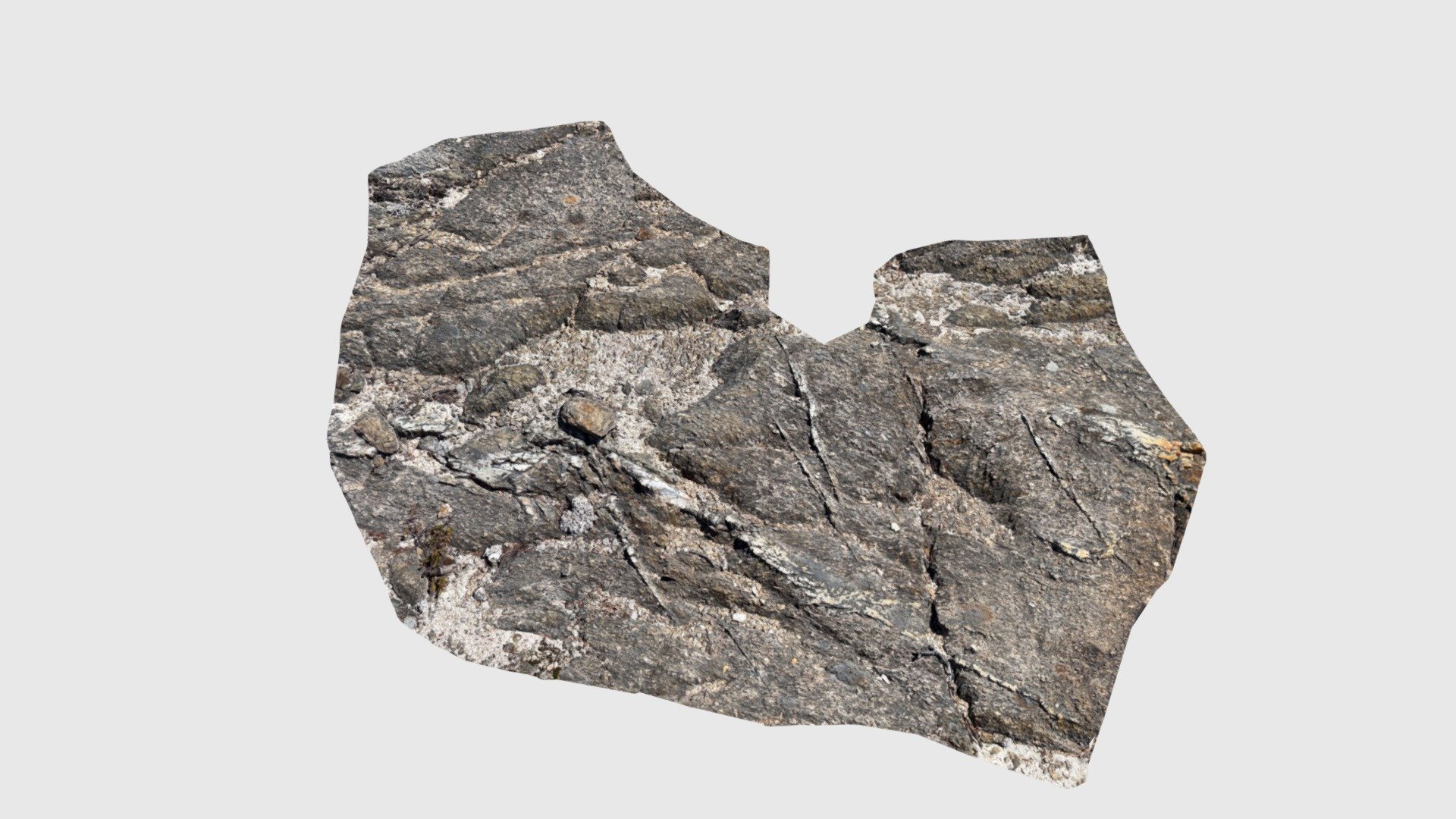 mine 6, coarse grained member, quartz veins