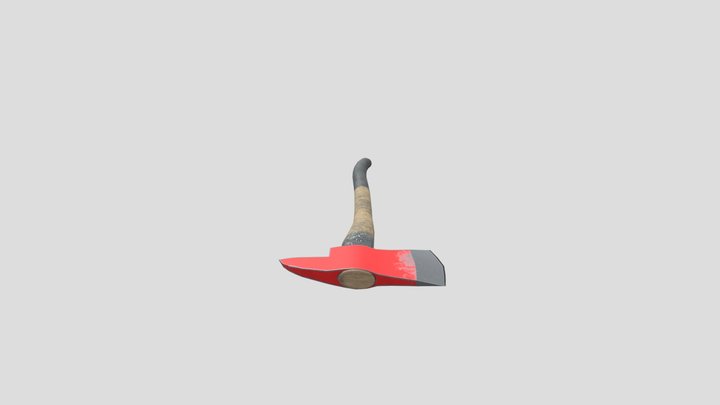 Fire Axe 3D Model