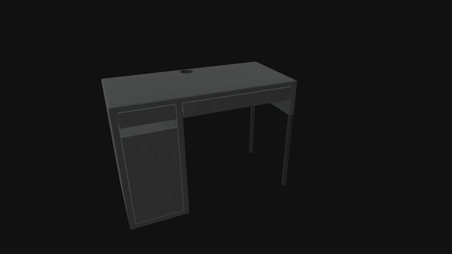 Small Desk 3D Model