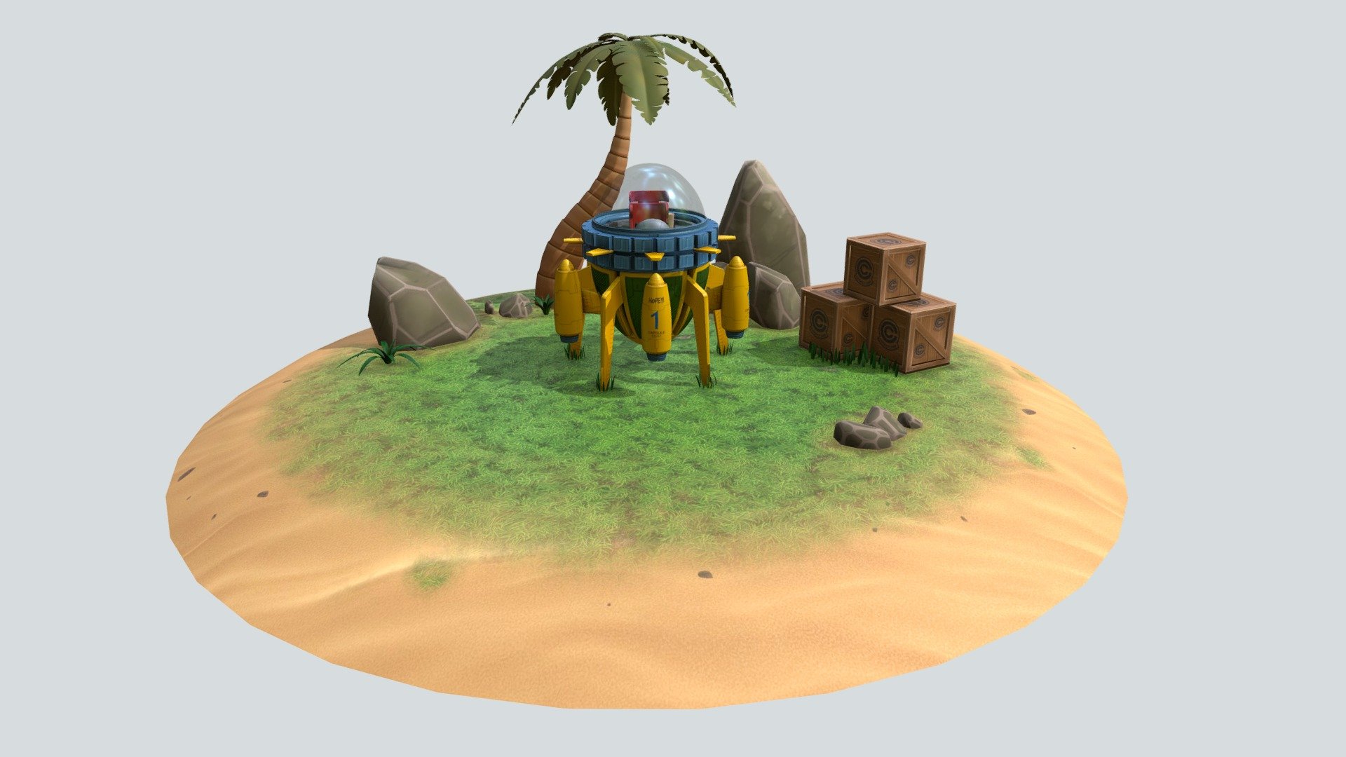 DBZ Time Machine - 3D model by alan (@movetronics) [b70afeb] - Sketchfab