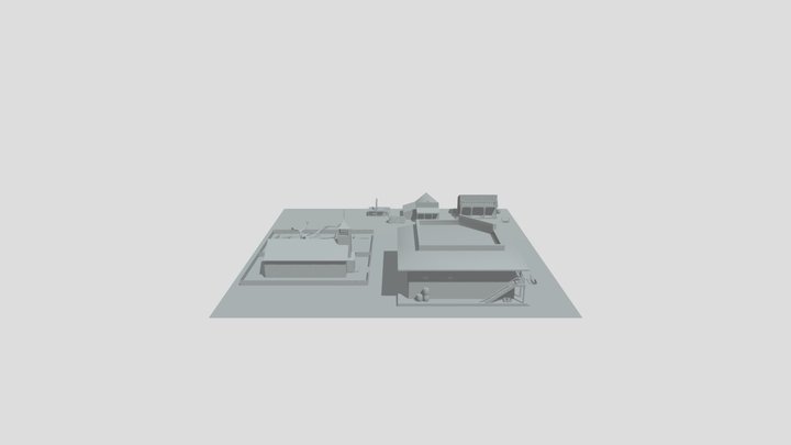Old West Blocking 3D Model