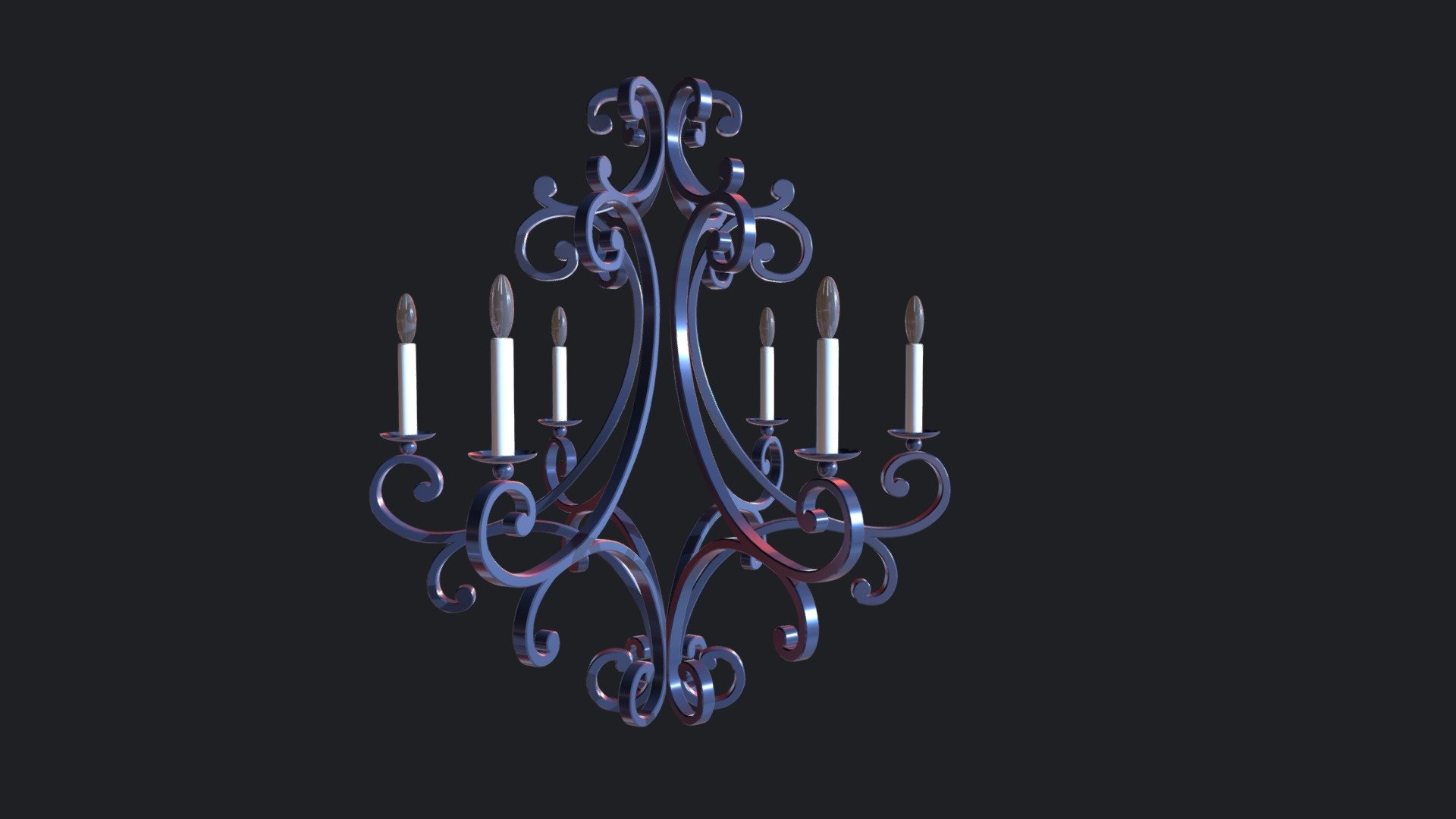 люстра - Download Free 3D model by bertronique [b70b6b0] - Sketchfab