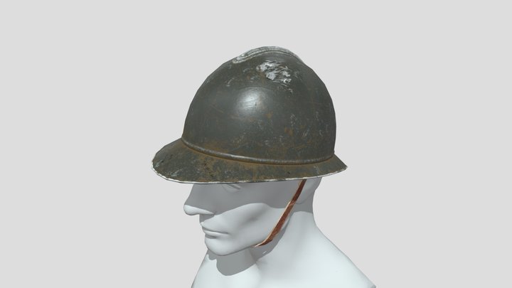 Adrian Helmet SF 3D Model