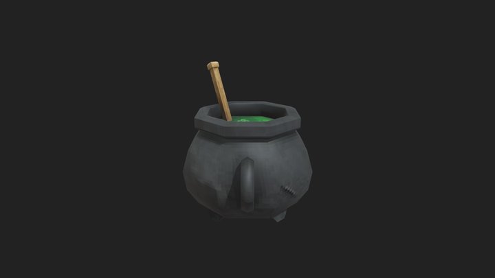 Apothecary's Cauldron 3D Model