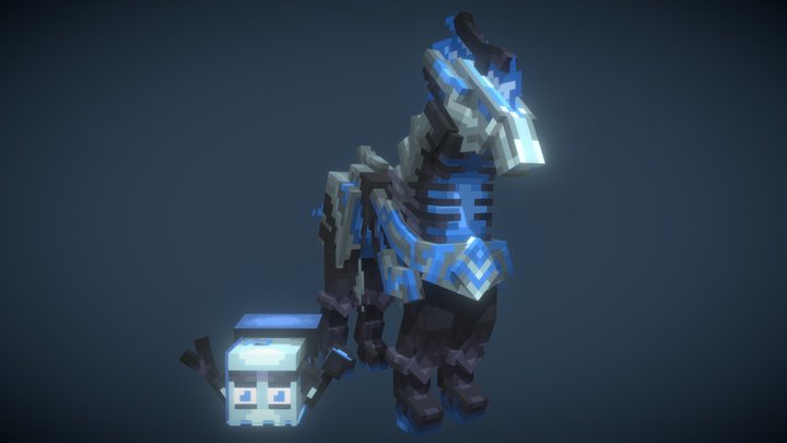 Fire horse 3D Model