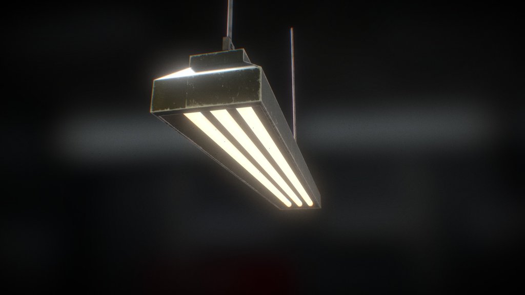 Low Poly hanging Light