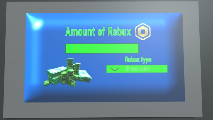 Robux Generator 3D Model