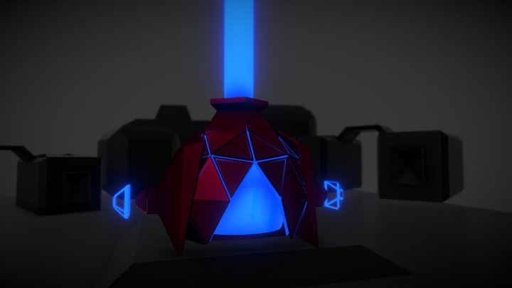 Sci-fi lab 3D Model