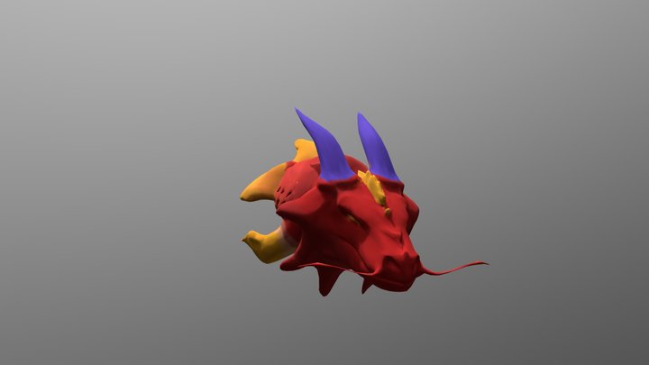 Koifish dragon 3D Model
