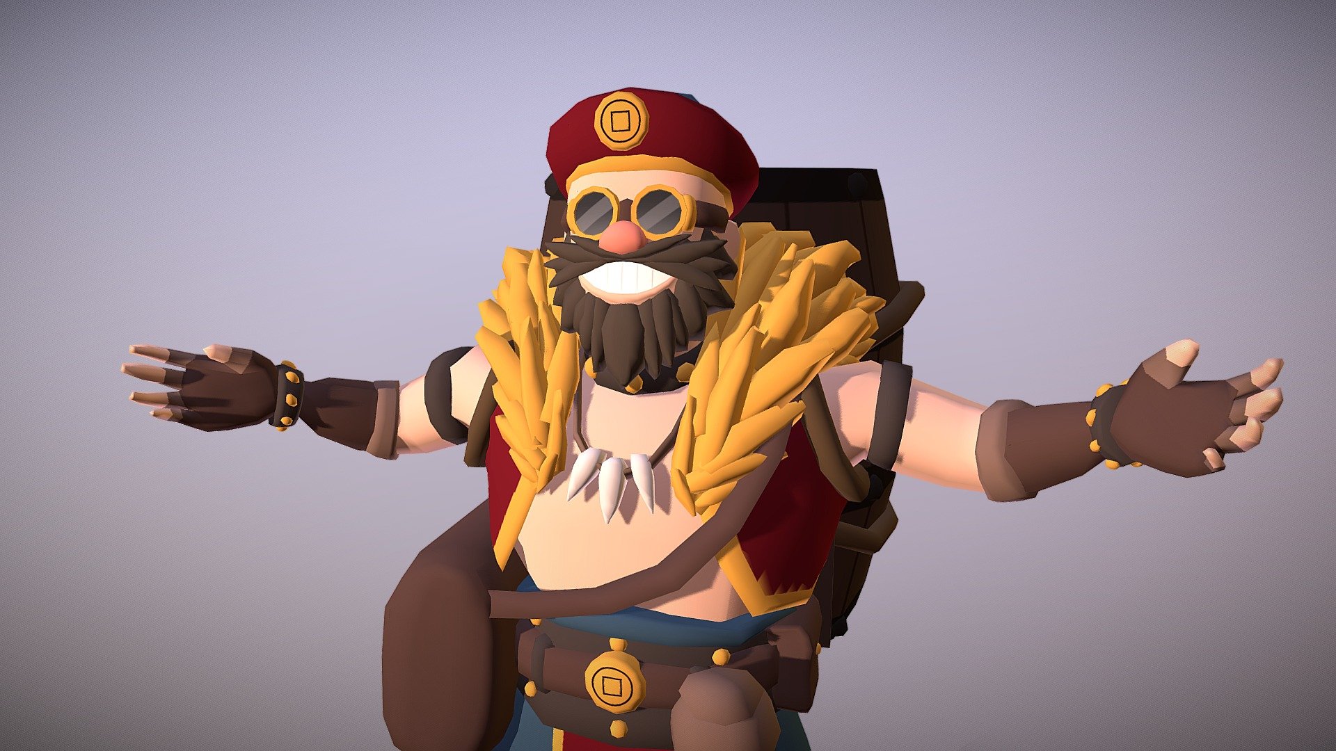 Balthazar Lineless - Ni no Kuni Character Design - 3D model by nickxx3 ...