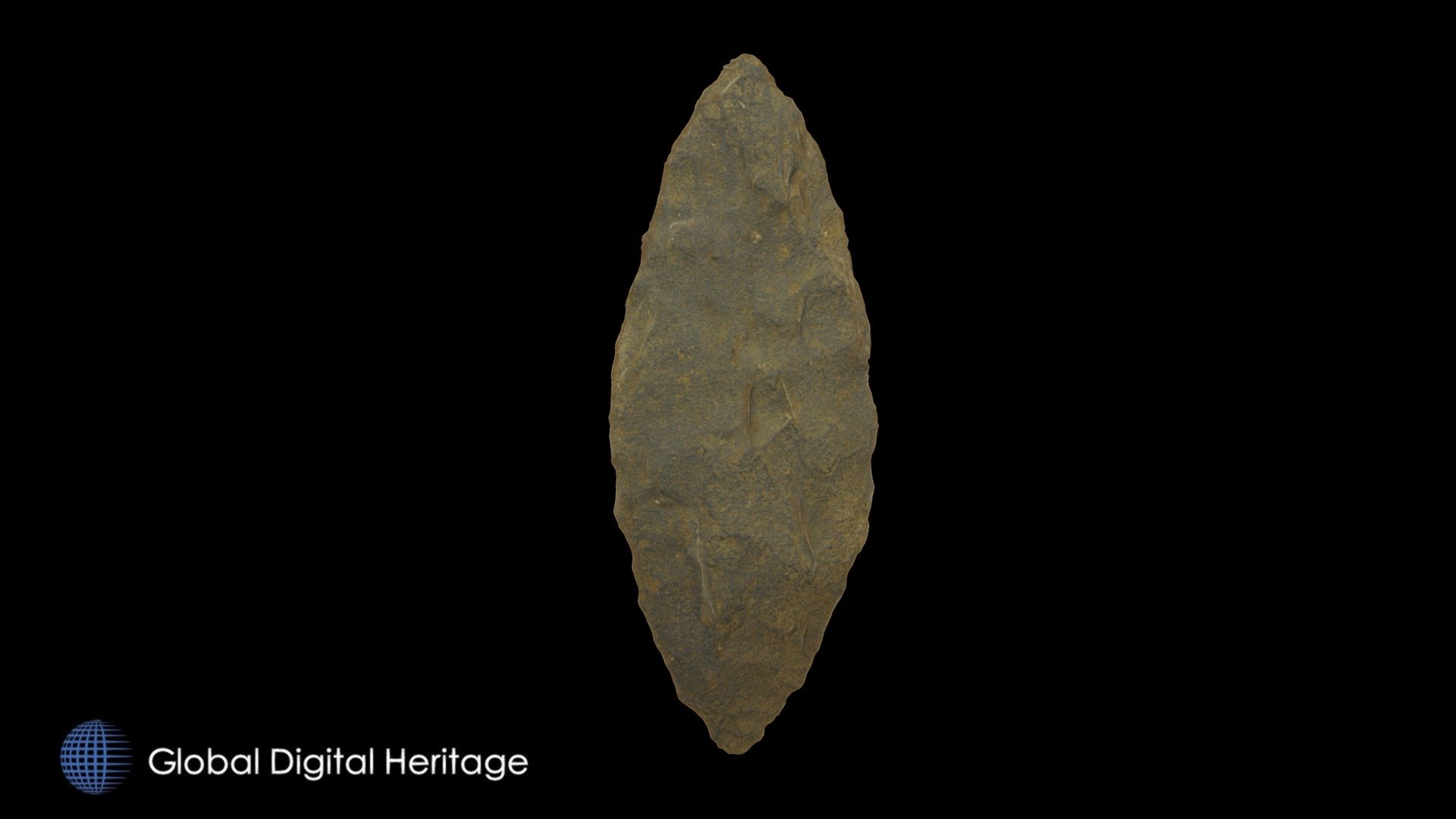 XPM-098 Hafted Biface, Sapsuk River, Alaska