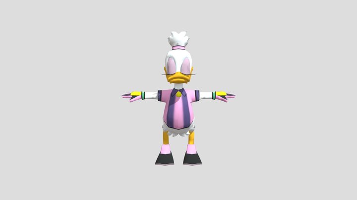 Play Station 2 - Disney Move - Daisy Duck 3D Model