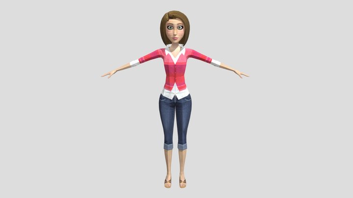 Vanessa Bloome FBX 3D Model