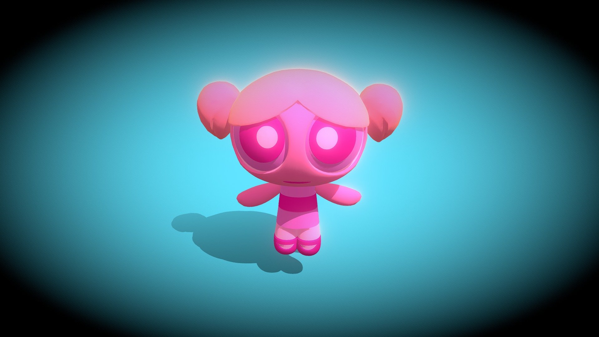 bubbles-the-powerpuff-girls — Sketchfab embed 3D viewer