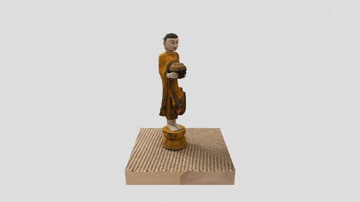 Thai Monk scan num 2 3D Model