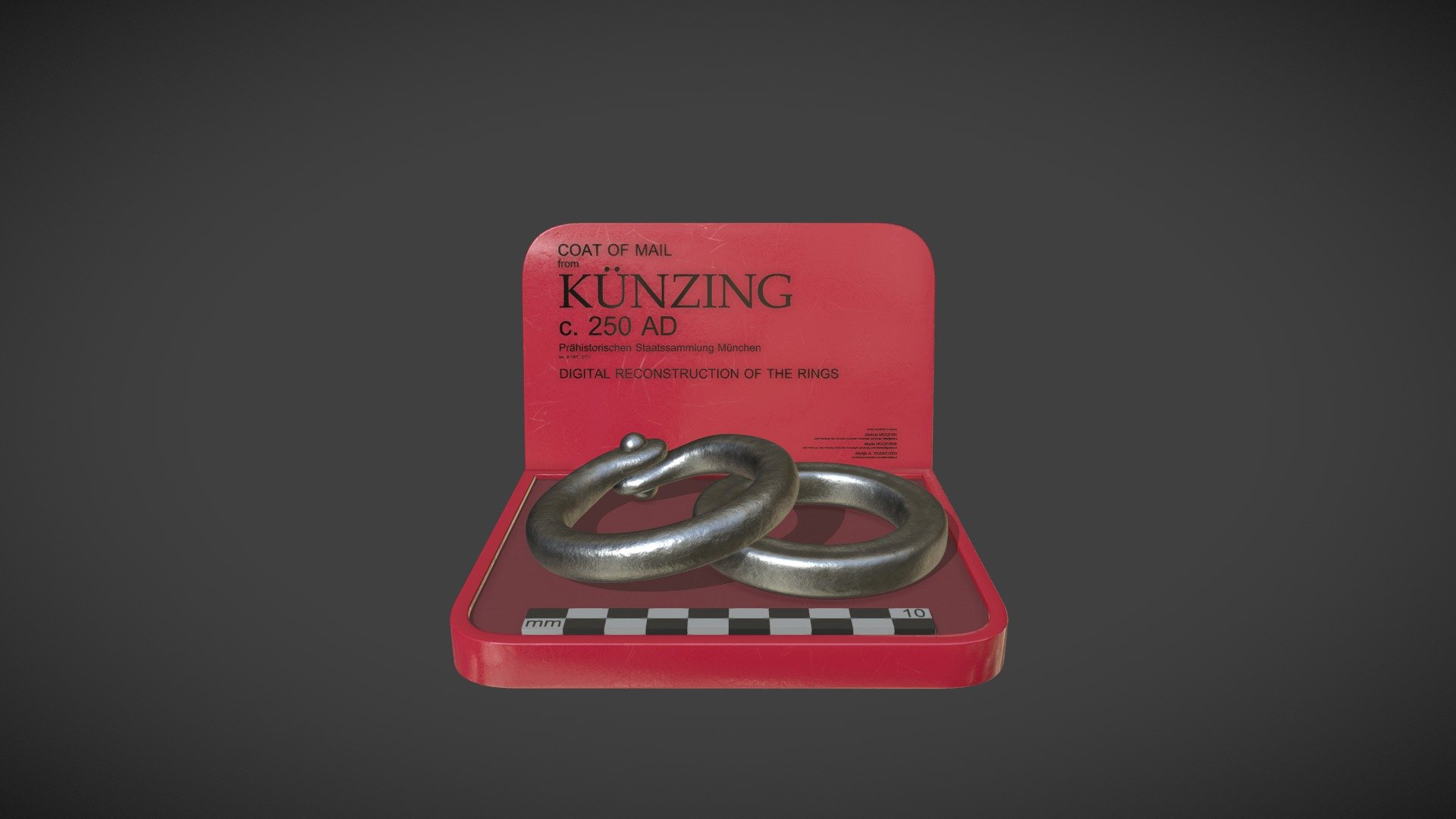 Armour from Künzing: 3D reconstruction