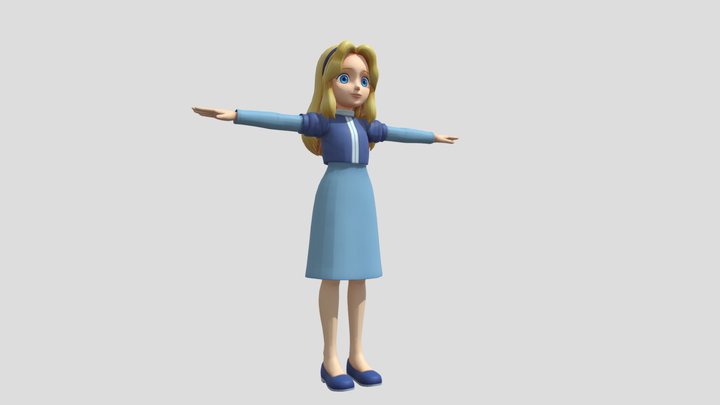 sonic-rangers-dlc-maria-prologue 3D Model