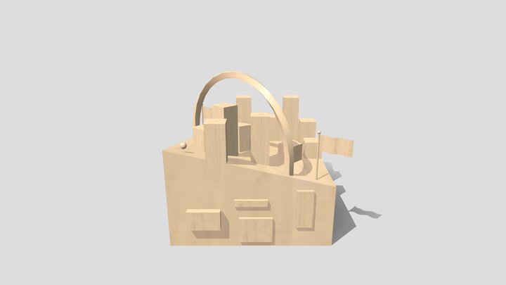 Marble Madness Zezula 3D Model