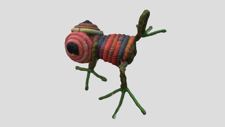 W5-3dscan-frog 3D Model
