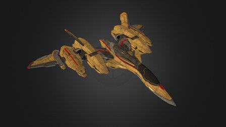 Senovis - Pegasus Fighter Jet 3D Model
