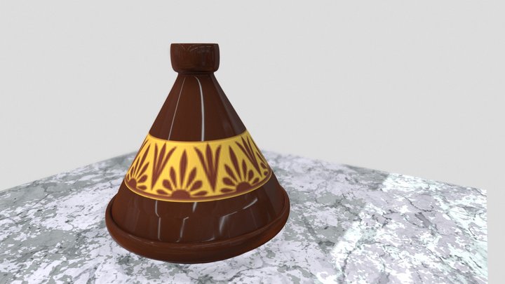 tajine maghribi 3 3D Model