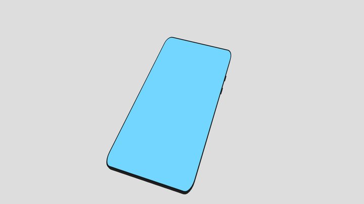 Minimal Smart Phone 3D Model