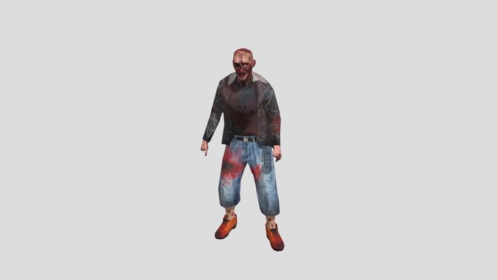 Zombie4 Prefab 3D Model
