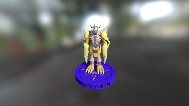 Wargreymon 3D Model
