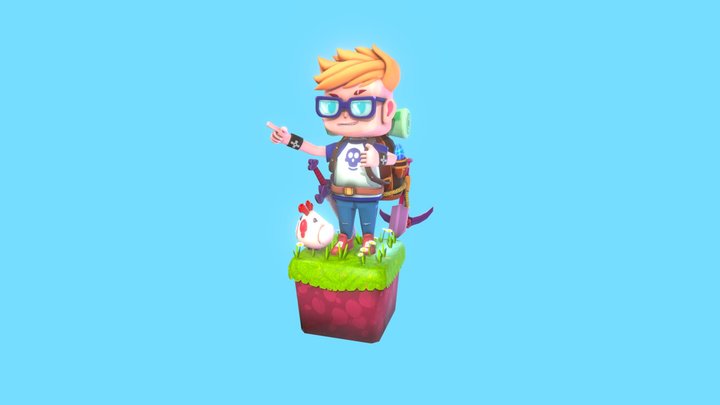 Eugene Stylized Character 3D Model