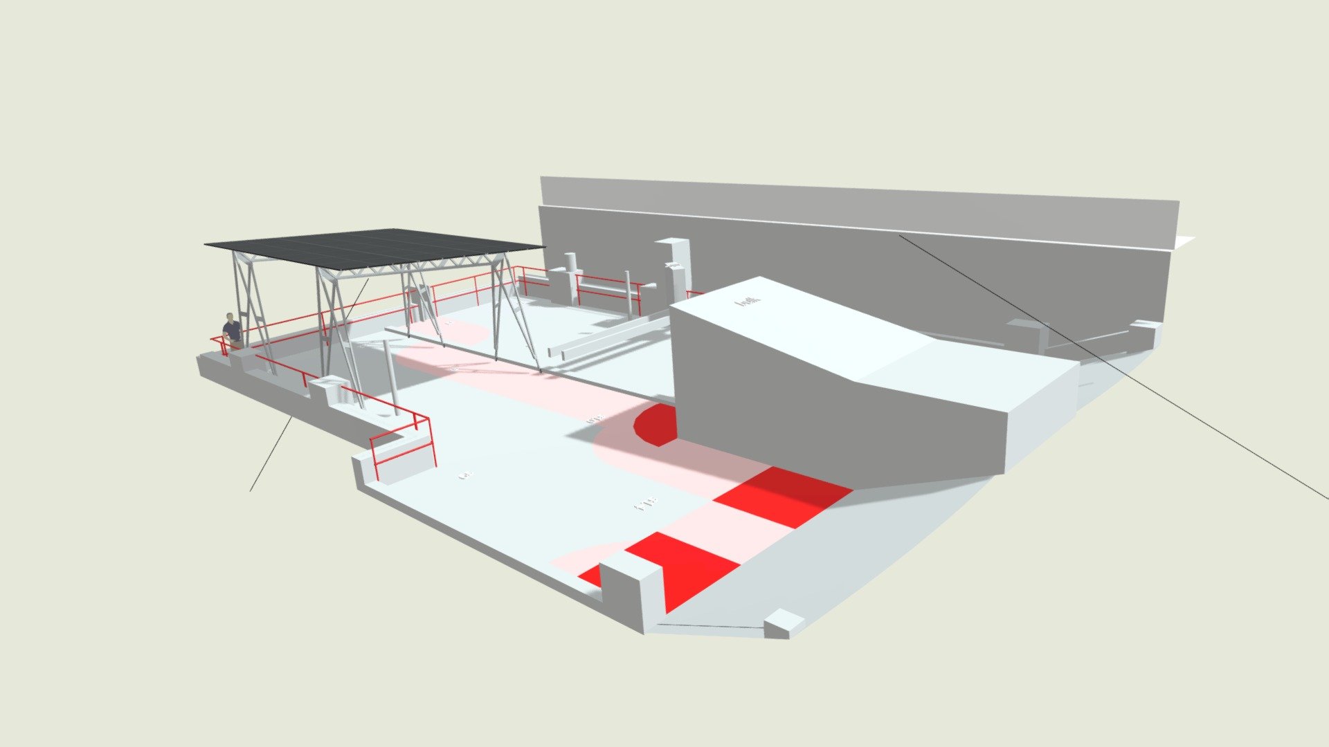 461 3rd St_ 21 Mod Qcell Canopy - 3D model by brooklynsolarworks ...