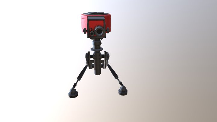 Sentry Gun 3D Model