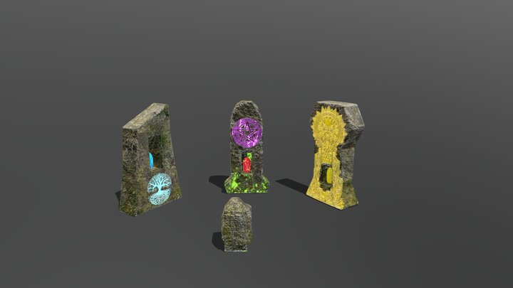 Celtic ruins 3D Model