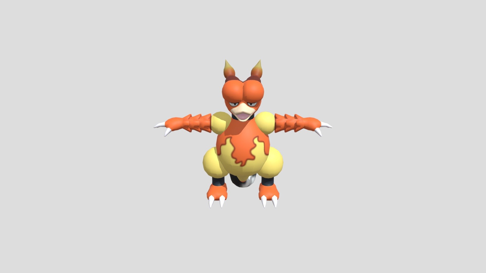 Magmar - Download Free 3D Model By Nguyenlouis32 [b721b3f] - Sketchfab