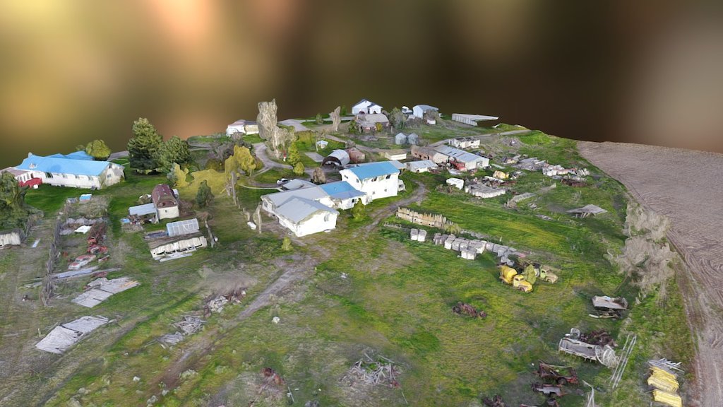 Shelley House Simplified 3d Mesh