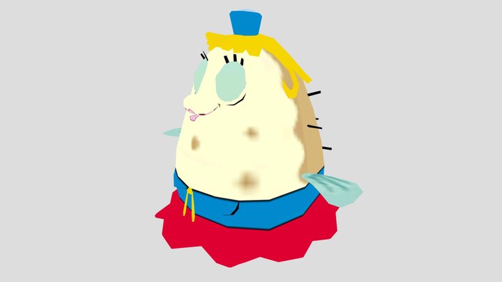 Battle For Bikini Bottom - Mrs. Puff – Modello 3D gratuito STL
