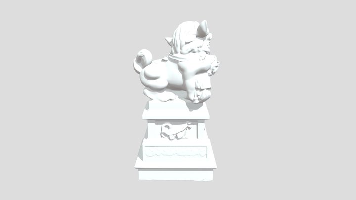 泰安宮右石獅 3D Model