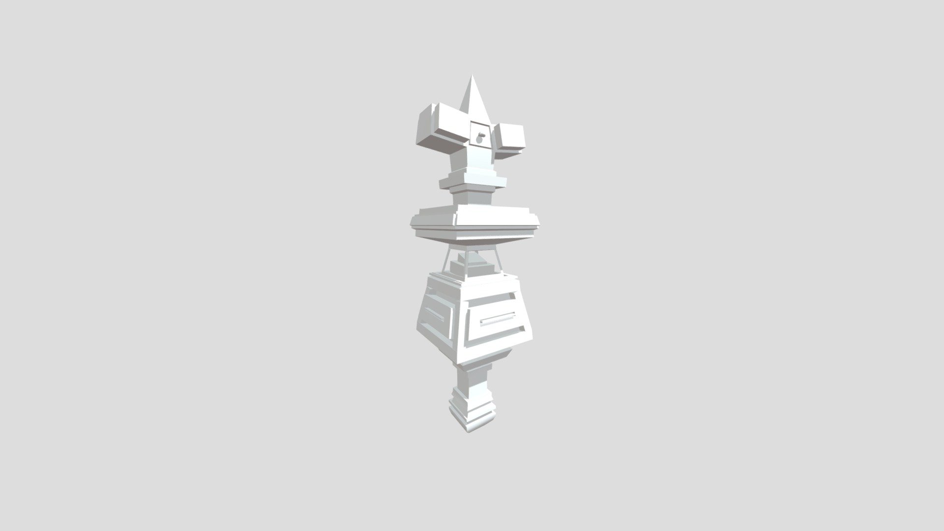 Holdable Totem LowPoly