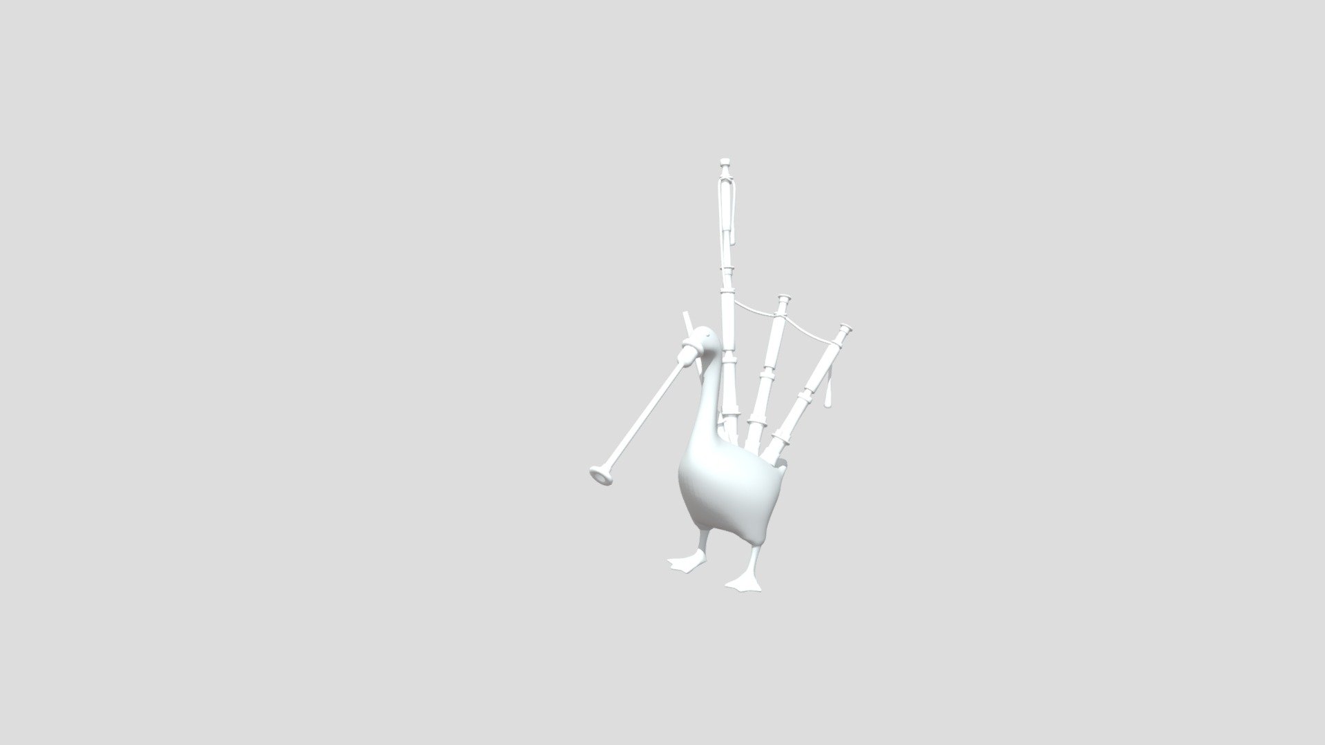 Bagpipe Goose 3D model by Savannah Tschirgi (savannahxyz) [b7232a5