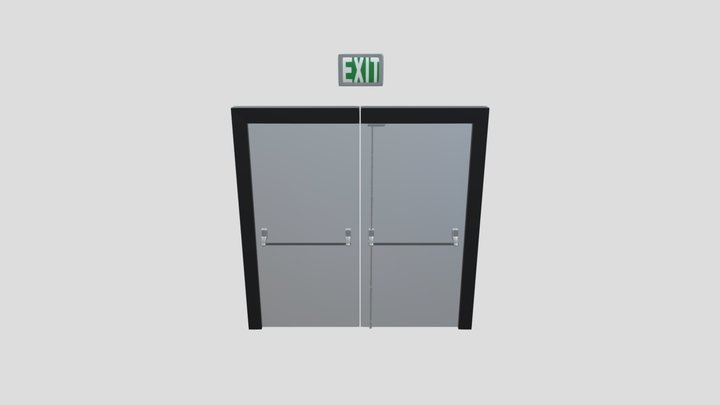 Exit Door 3D Model