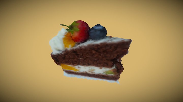 Photogeometry Cake 3D Model